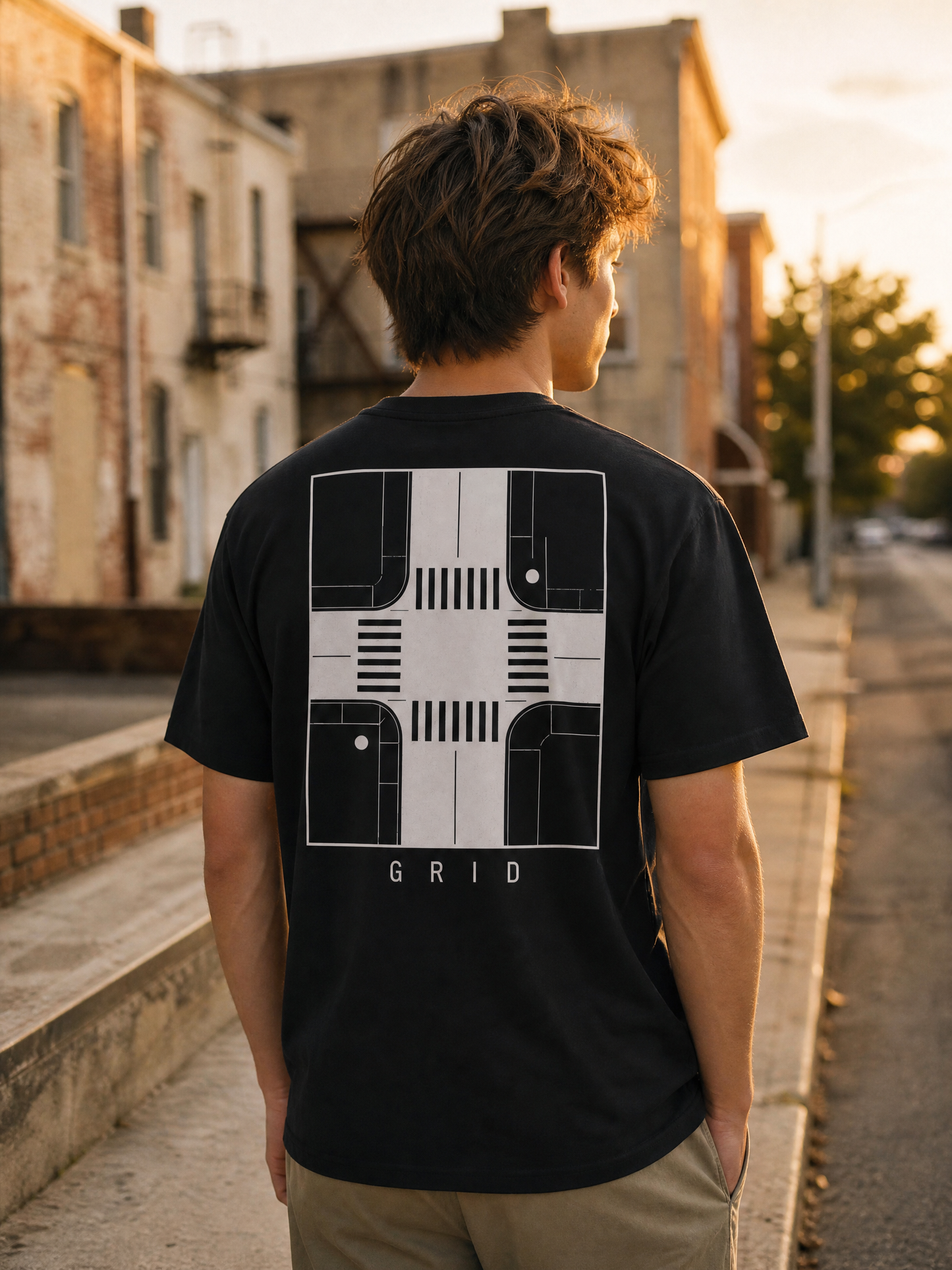"Grid" Premium Tee (Unisex)
