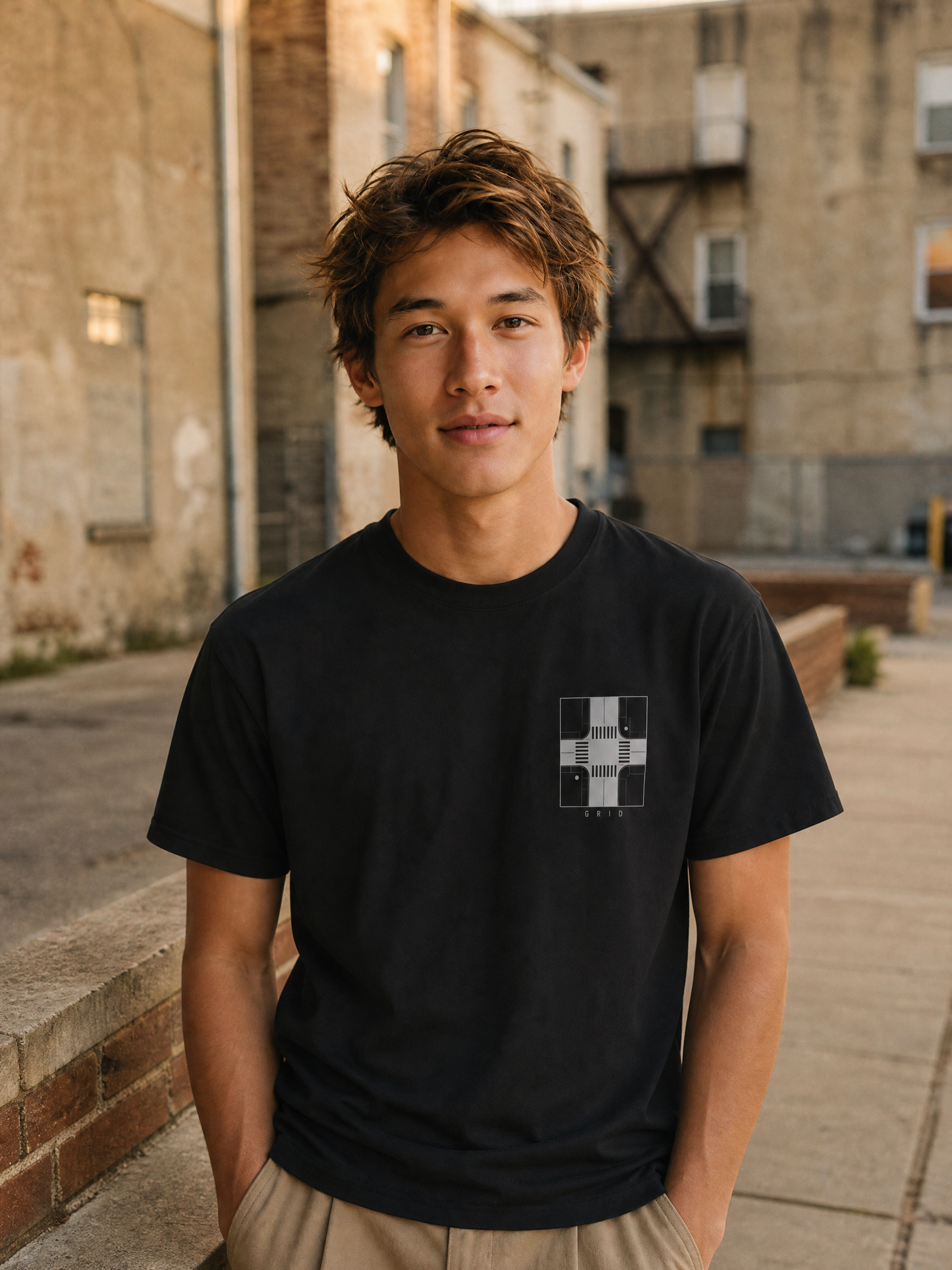 "Grid" Premium Tee (Unisex)