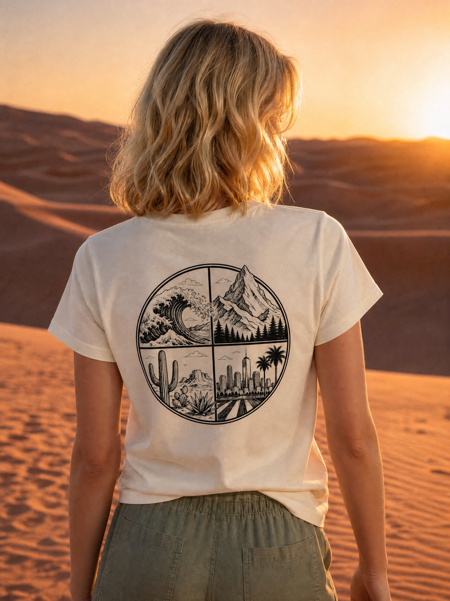 "Four Corners" Premium Tee (Unisex)