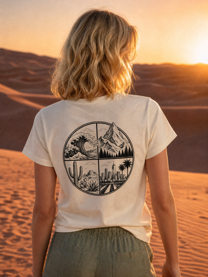 "Four Corners" Premium Tee (Unisex)