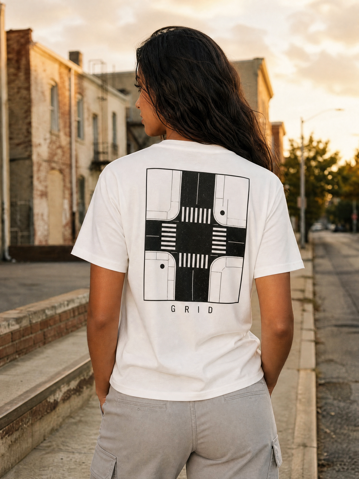 "Grid" Premium Tee (Unisex)