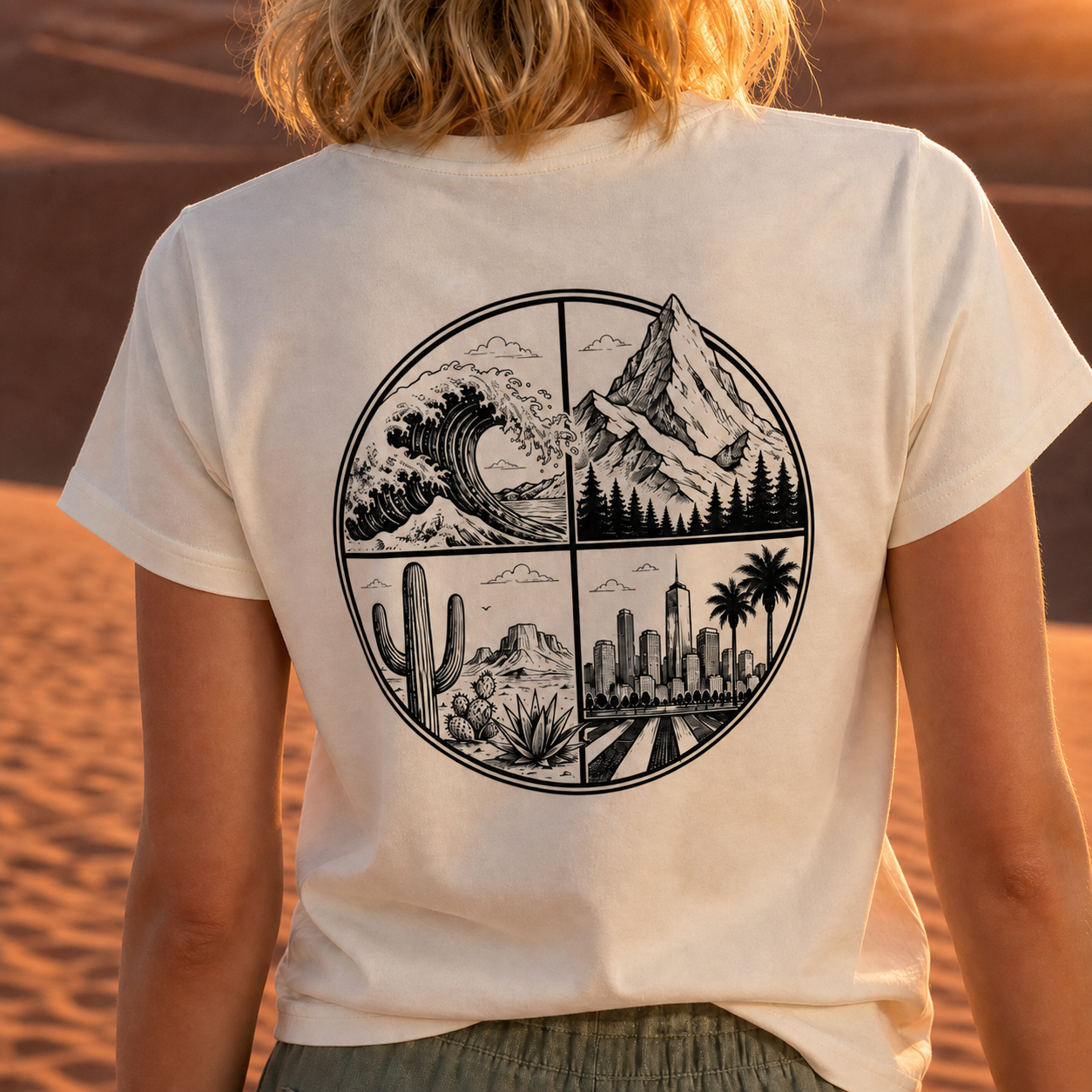 "Four Corners" Premium Tee (Unisex)