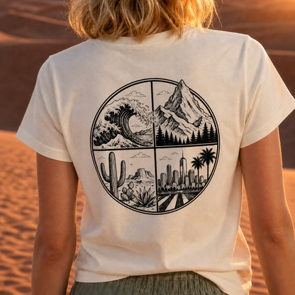 "Four Corners" Premium Tee (Unisex)