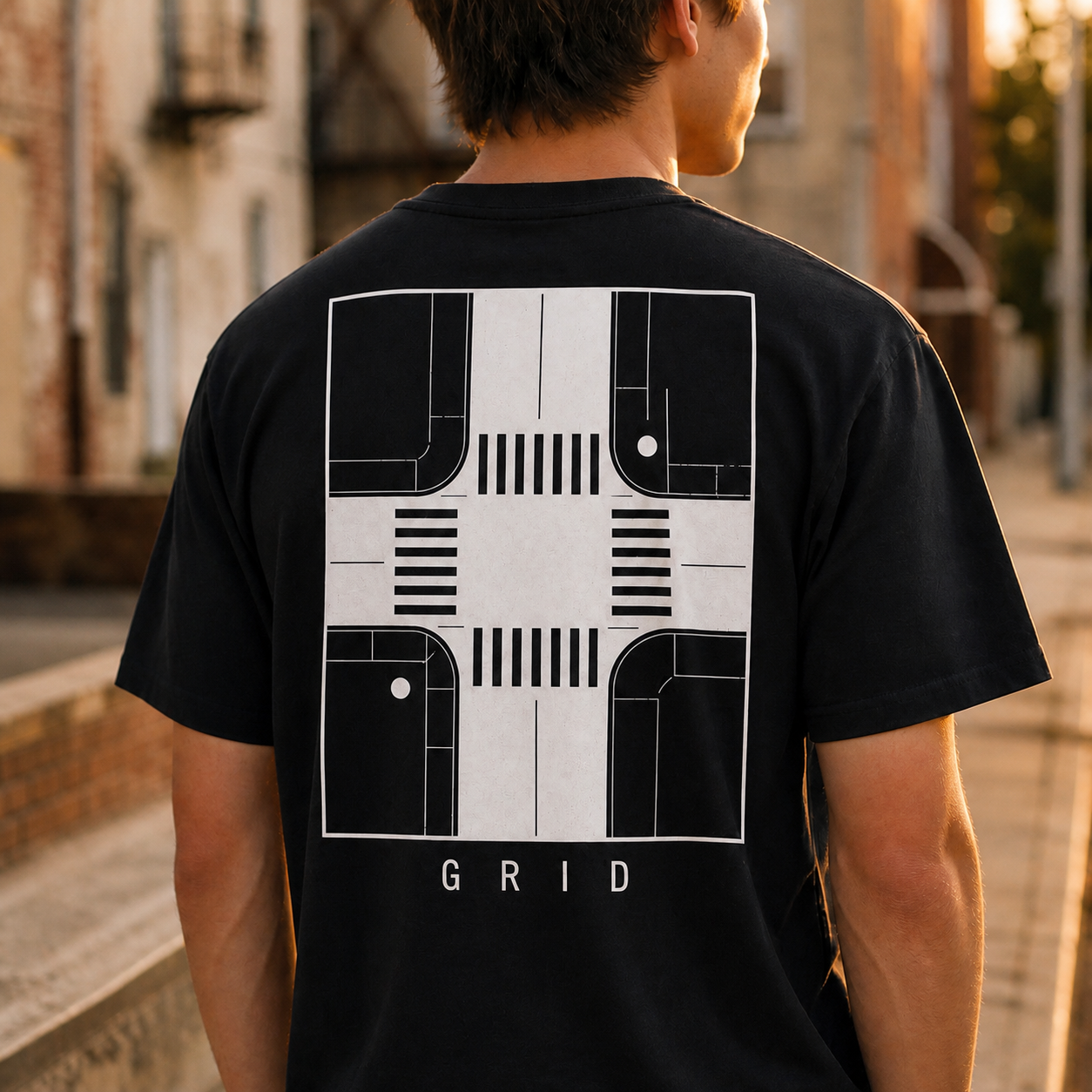 "Grid" Premium Tee (Unisex)