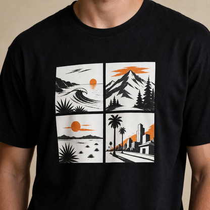 "Four Ways West" Premium Tee (Unisex)