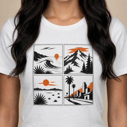 "Four Ways West" Premium Tee (Unisex)