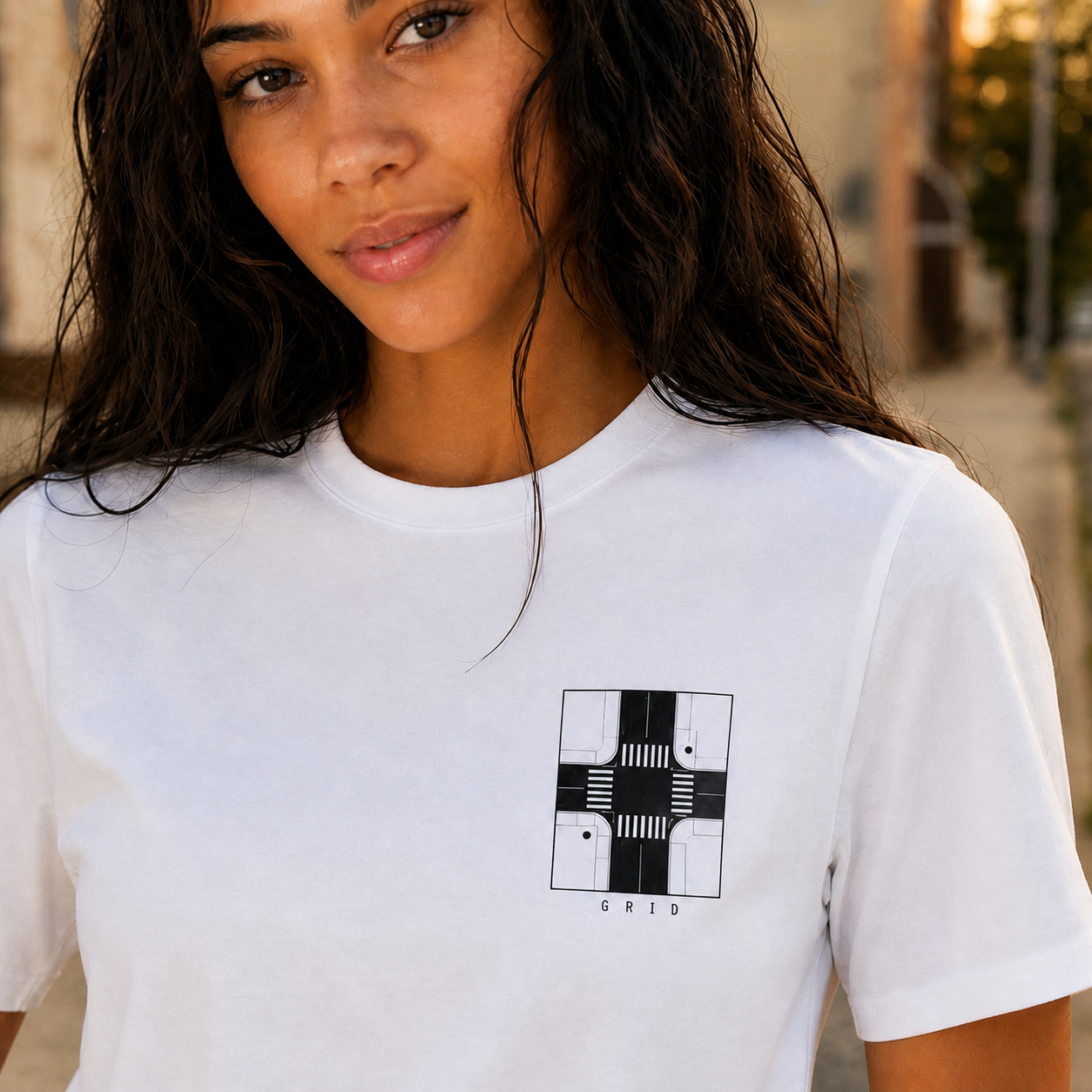 "Grid" Premium Tee (Unisex)