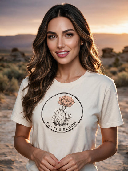 "Cactus Bloom" Supersoft Tee (Women's)