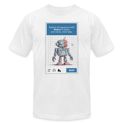 256 Tile Robot Captcha - white