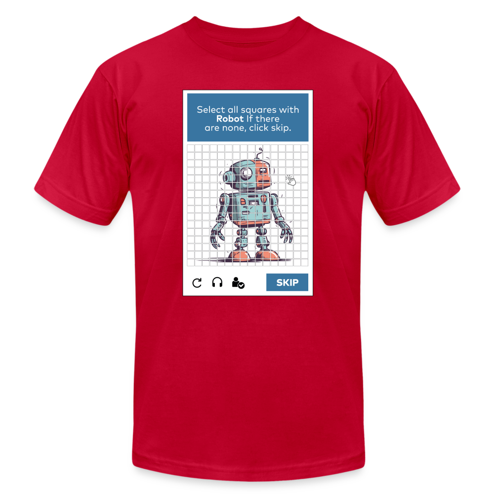 256 Tile Robot Captcha - red