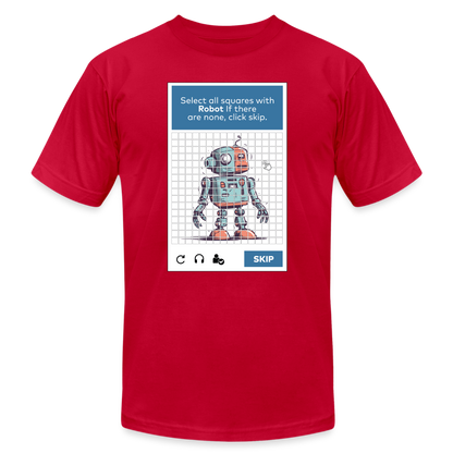 256 Tile Robot Captcha - red