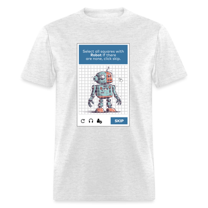 256 Tile Robot Captcha Classic T-Shirt - light heather gray