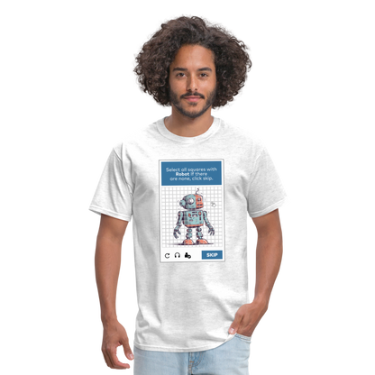 256 Tile Robot Captcha Classic T-Shirt - light heather gray