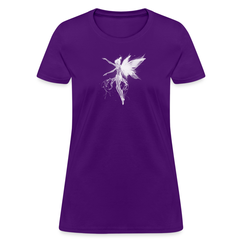 Mystical Ballerina Fairy Classic Women's T-Shirt - purple