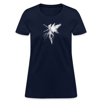 Mystical Ballerina Fairy Classic Women's T-Shirt - navy