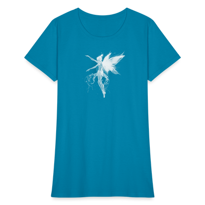 Mystical Ballerina Fairy Classic Women's T-Shirt - turquoise