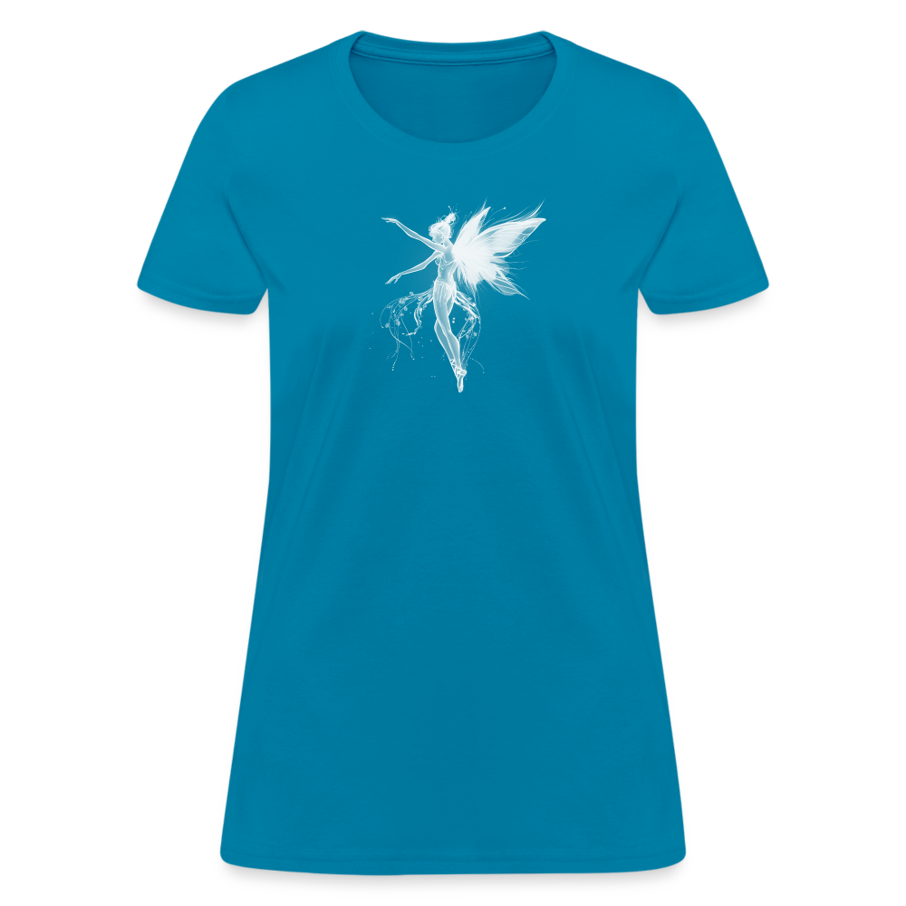 Mystical Ballerina Fairy Classic Women's T-Shirt - turquoise