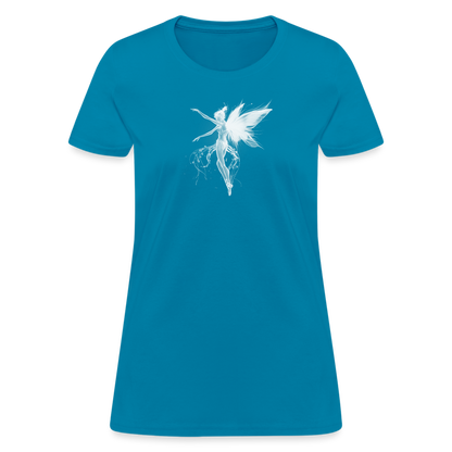 Mystical Ballerina Fairy Classic Women's T-Shirt - turquoise