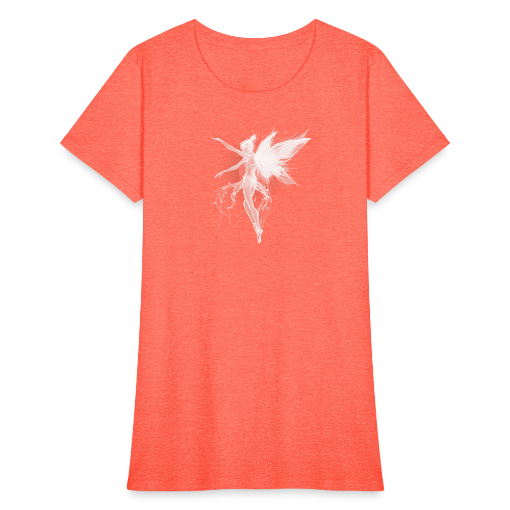 Mystical Ballerina Fairy Classic Women's T-Shirt - heather coral