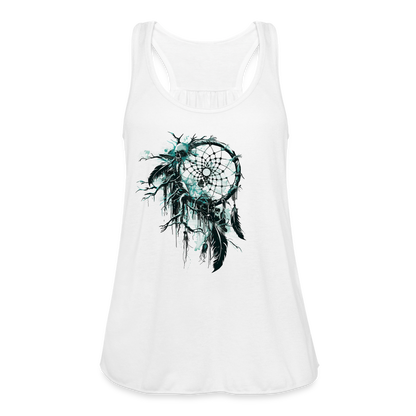 "Dream Eater" Women's Flowy Tank Top - white