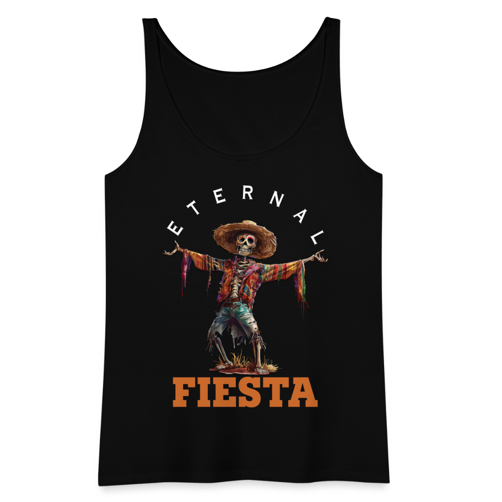 "Eternal Fiesta" Dios De Los Muertos Women's Premium Tank Top - black