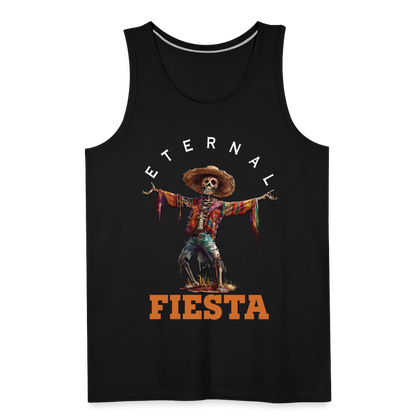 "Eternal Fiesta" Dios De Los Muertos Men's Premium Tank Top - black