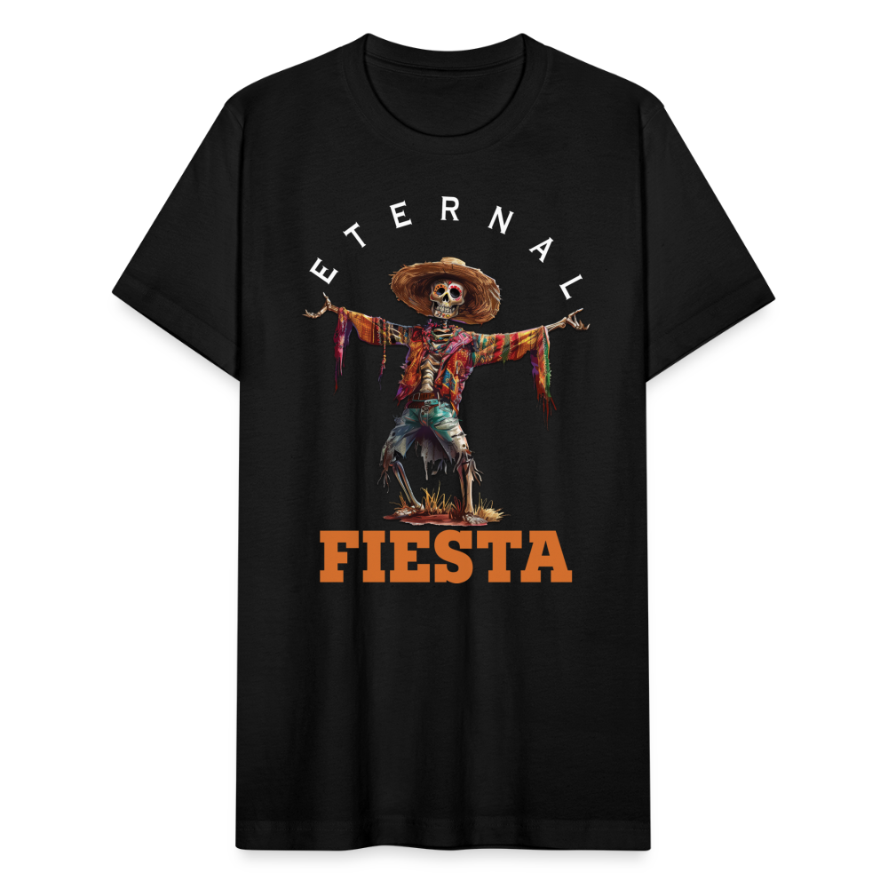 "Eternal Fiesta" Dios De Los Muertos Unisex Jersey T-Shirt - black