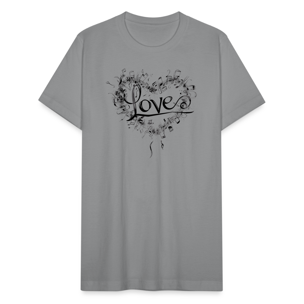 "Grungy Love Song" Unisex Jersey T-Shirt - slate