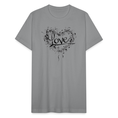 "Grungy Love Song" Unisex Jersey T-Shirt - slate