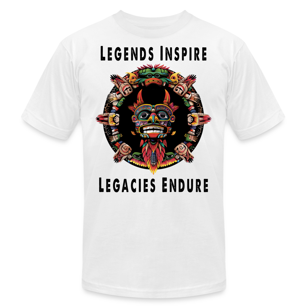 "Totem Wreath" Legends Inspire, Legacies Endure Men's Classic T-Shirt - white