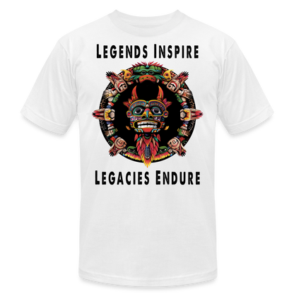 "Totem Wreath" Legends Inspire, Legacies Endure Men's Classic T-Shirt - white