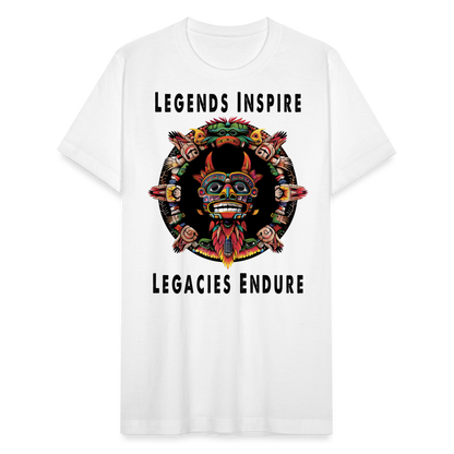 "Totem Wreath" Legends Inspire, Legacies Endure Men's Classic T-Shirt - white