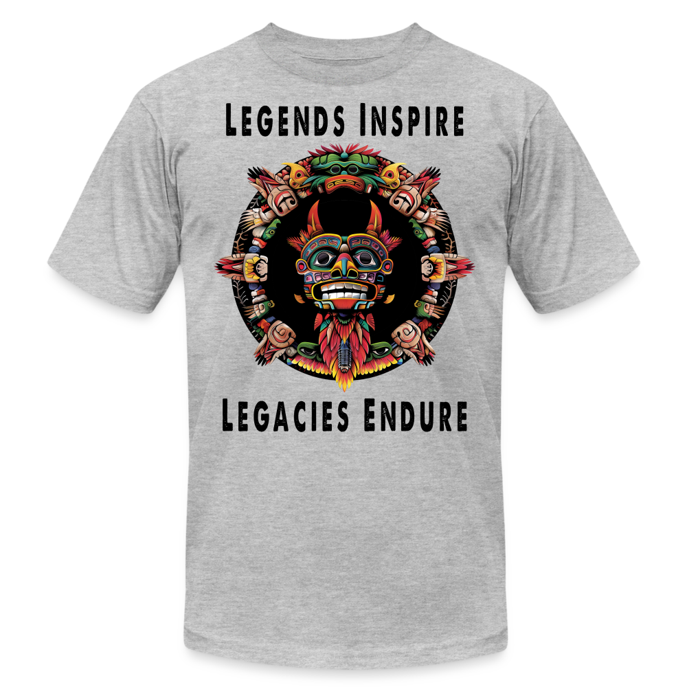 "Totem Wreath" Legends Inspire, Legacies Endure Men's Classic T-Shirt - heather gray