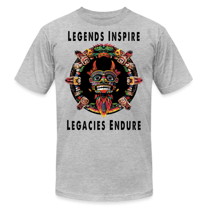 "Totem Wreath" Legends Inspire, Legacies Endure Men's Classic T-Shirt - heather gray