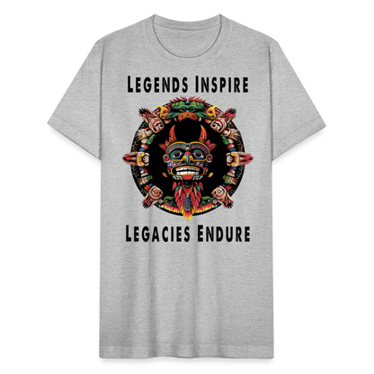 "Totem Wreath" Legends Inspire, Legacies Endure Men's Classic T-Shirt - heather gray