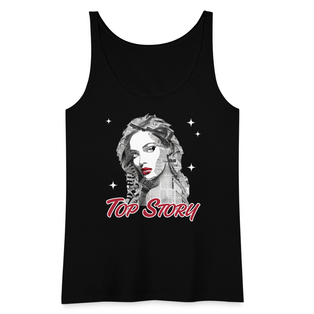 "Top Story" Headlines Model Women's Tank - black