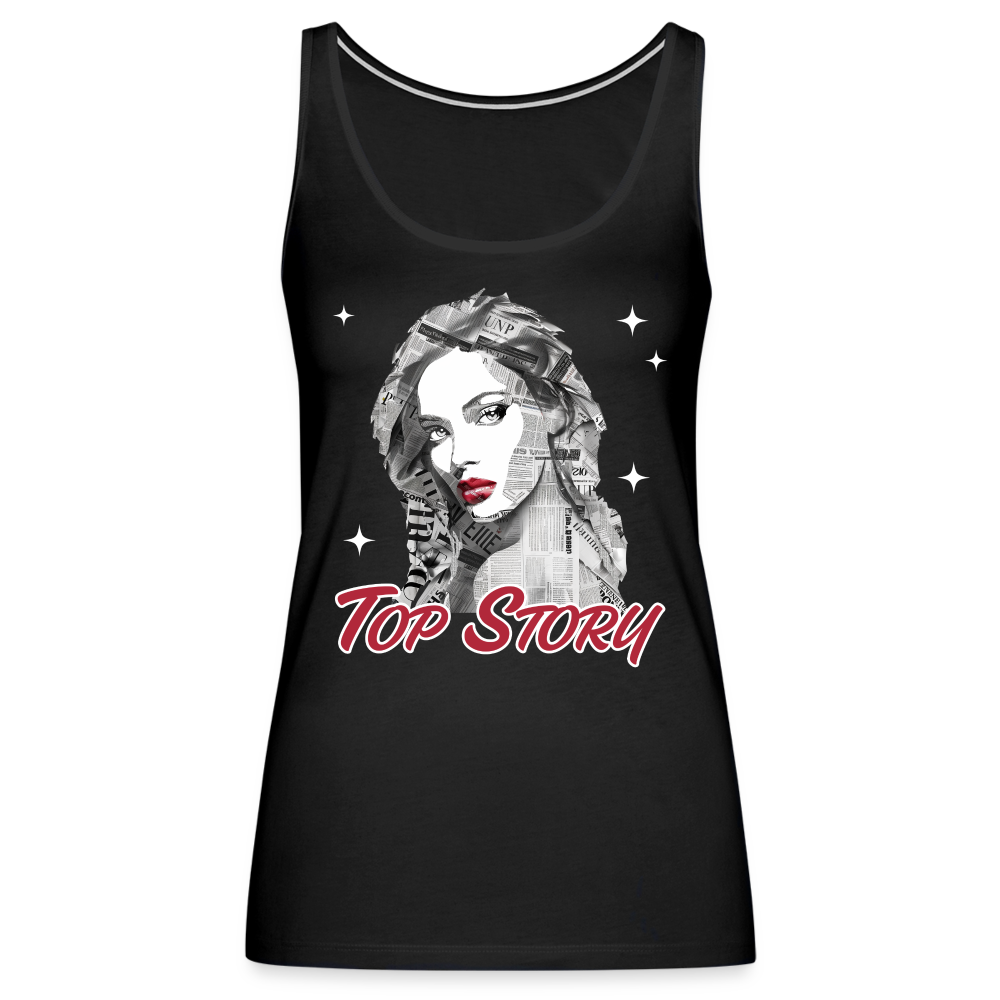 "Top Story" Headlines Model Women's Tank - black