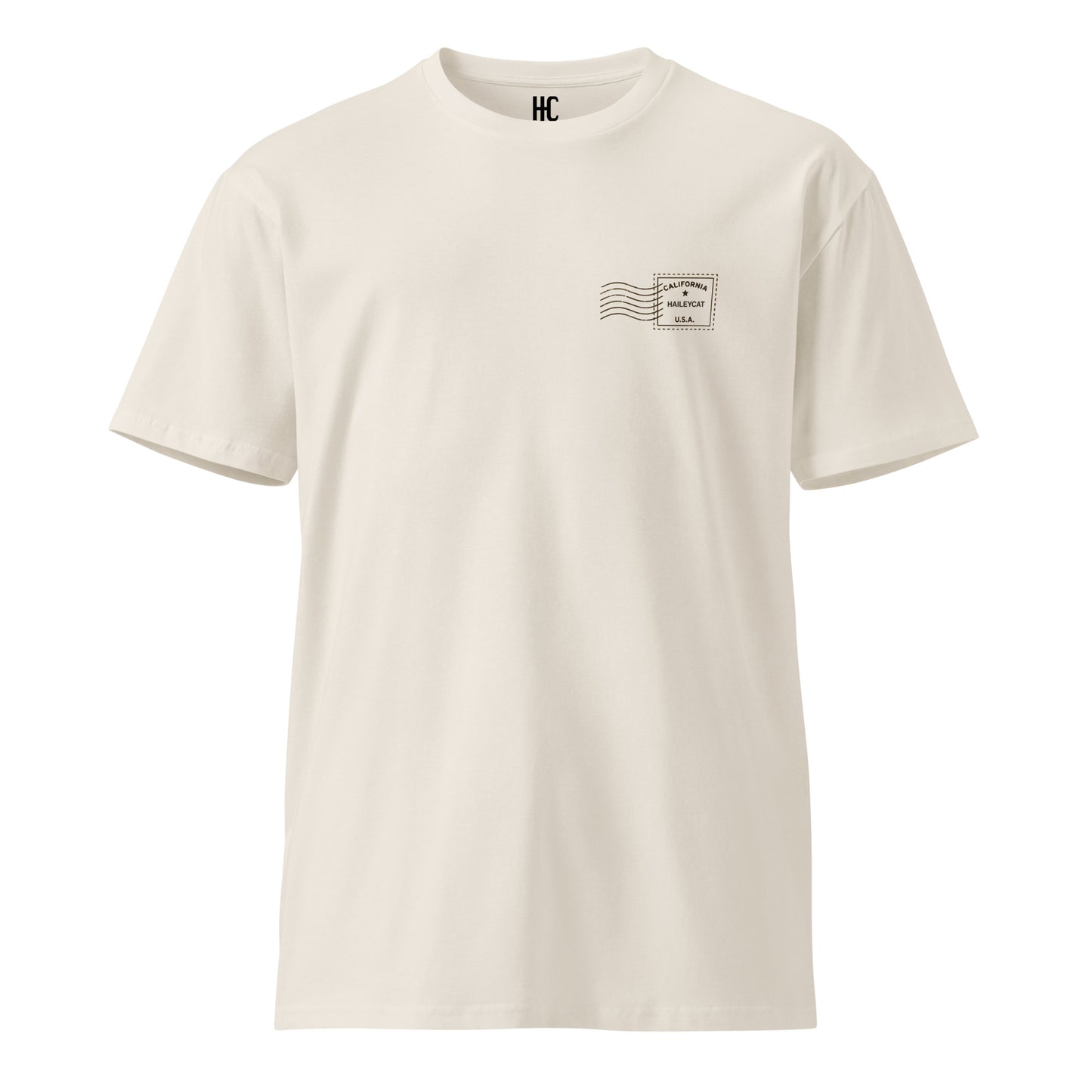 Open Country premium tee in Bone, front view