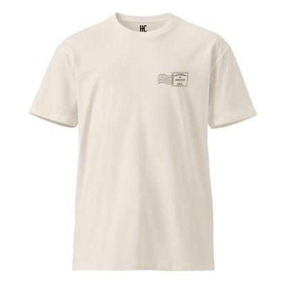 Open Country premium tee in Bone, front view