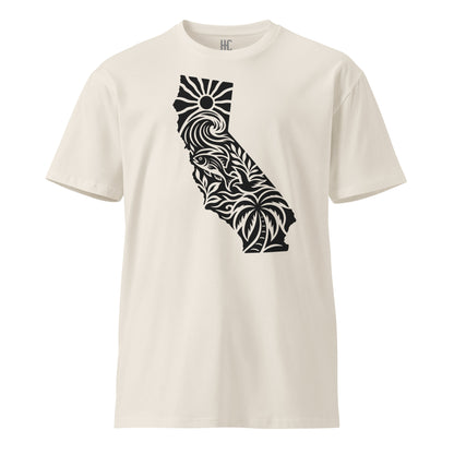 CA Soul Premium Tee — Bone, front