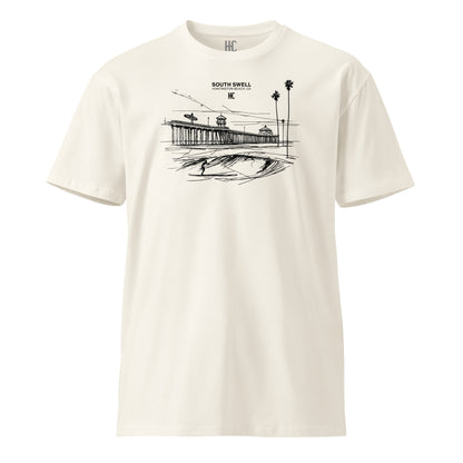 South Swell Premium Tee — Ecru, front