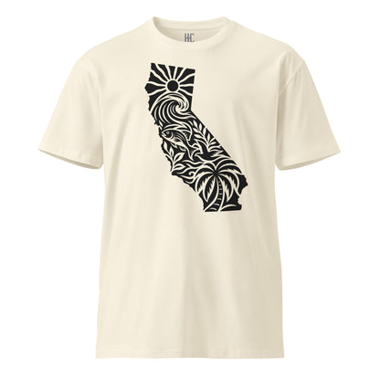 CA Soul Premium Tee — Natural, front