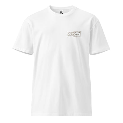 Open Country premium tee in White, front view
