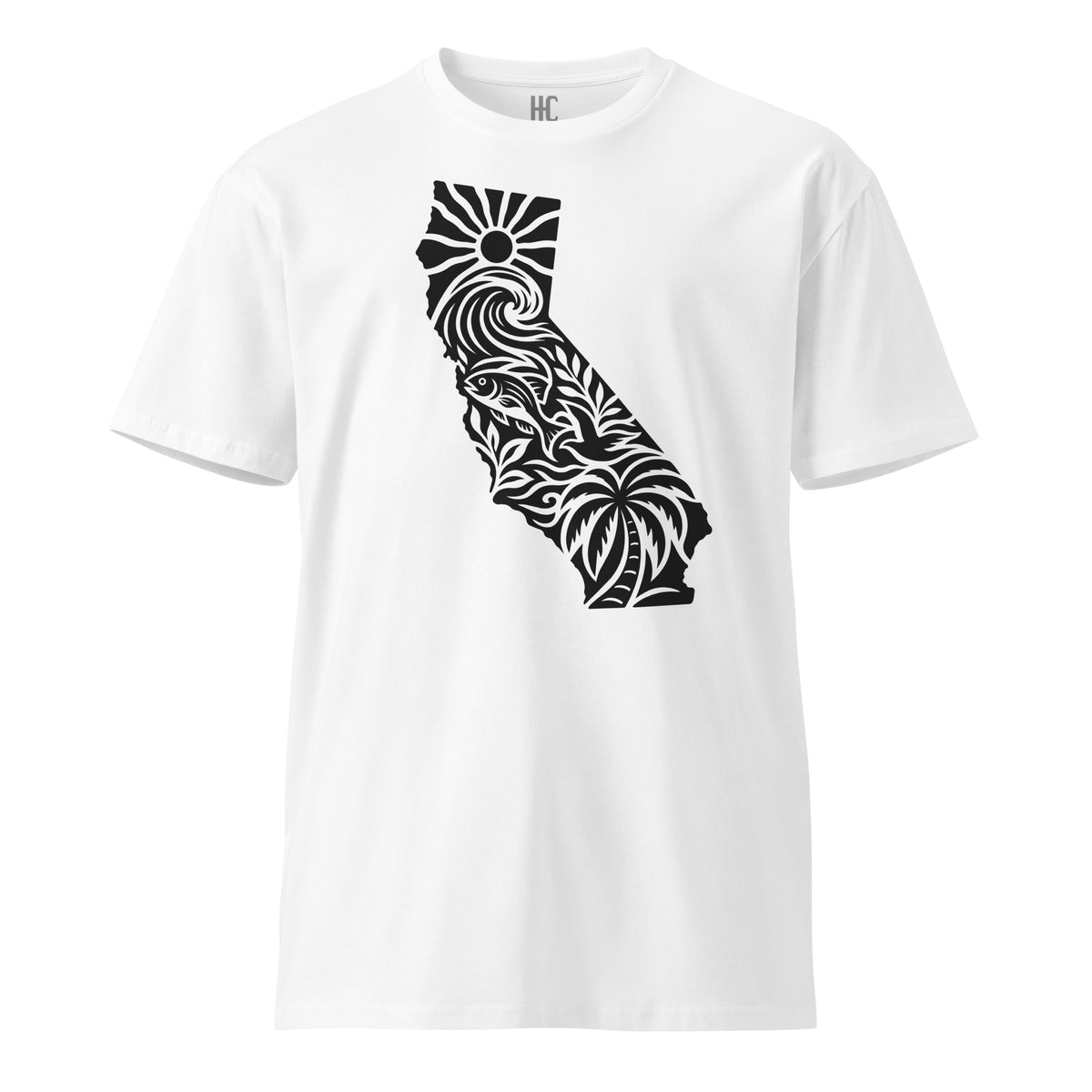 CA Soul Premium Tee — White, front