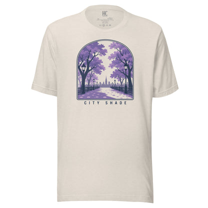 City Shade Supersoft Tee — Heather Dust, front