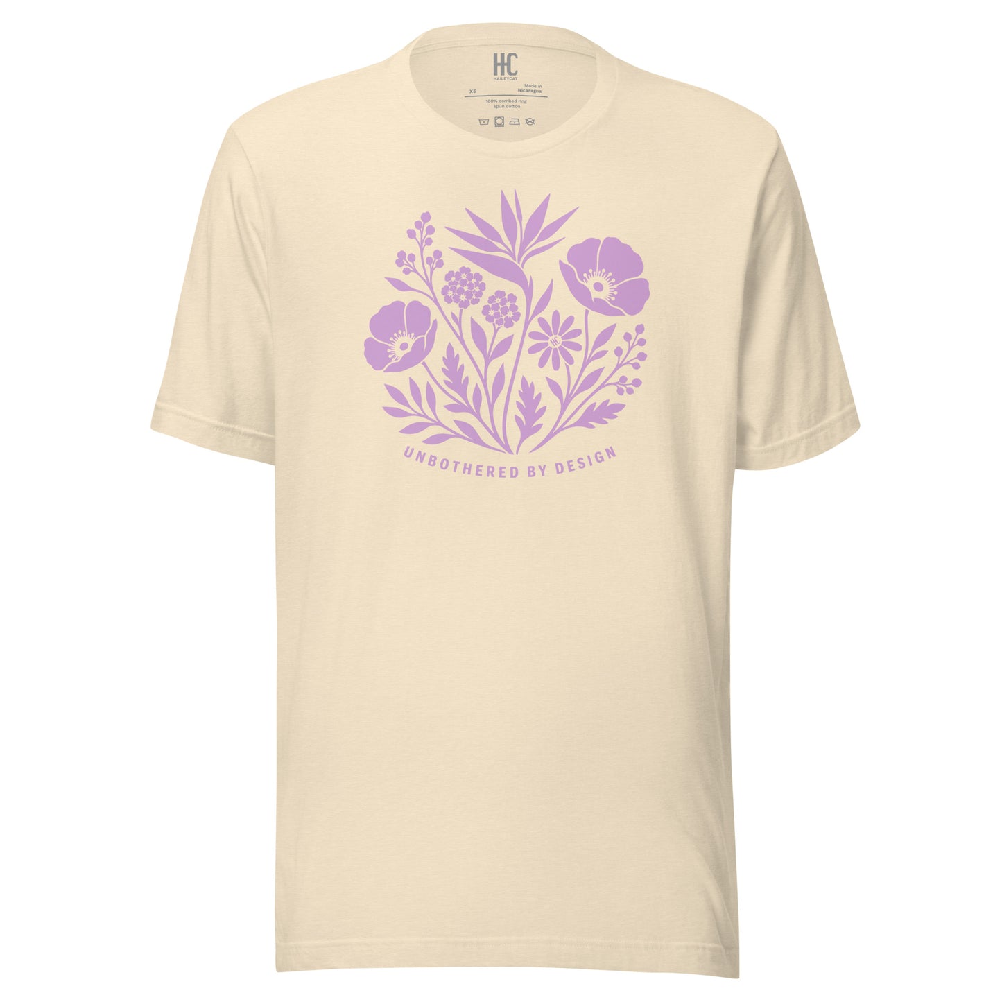Wild Form Supersoft Tee — Heather Natural, front