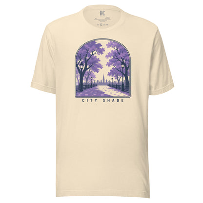City Shade Supersoft Tee — Heather Natural, front