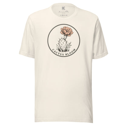 Cactus Bloom Supersoft Tee — Vintage White, front